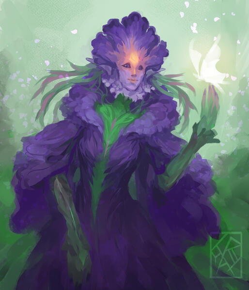 Iris, Archfey of flowers - 2024