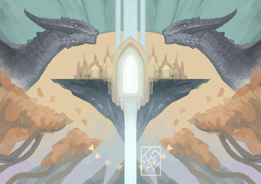 Golden City - endpaper 1